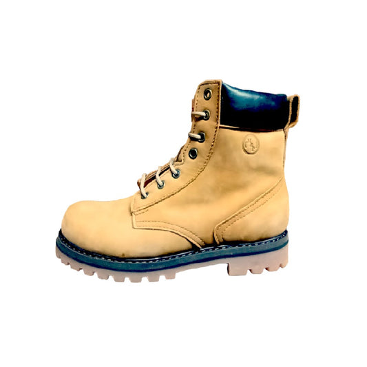 Bota Leñadora Todo Terreno Cuero Hombre