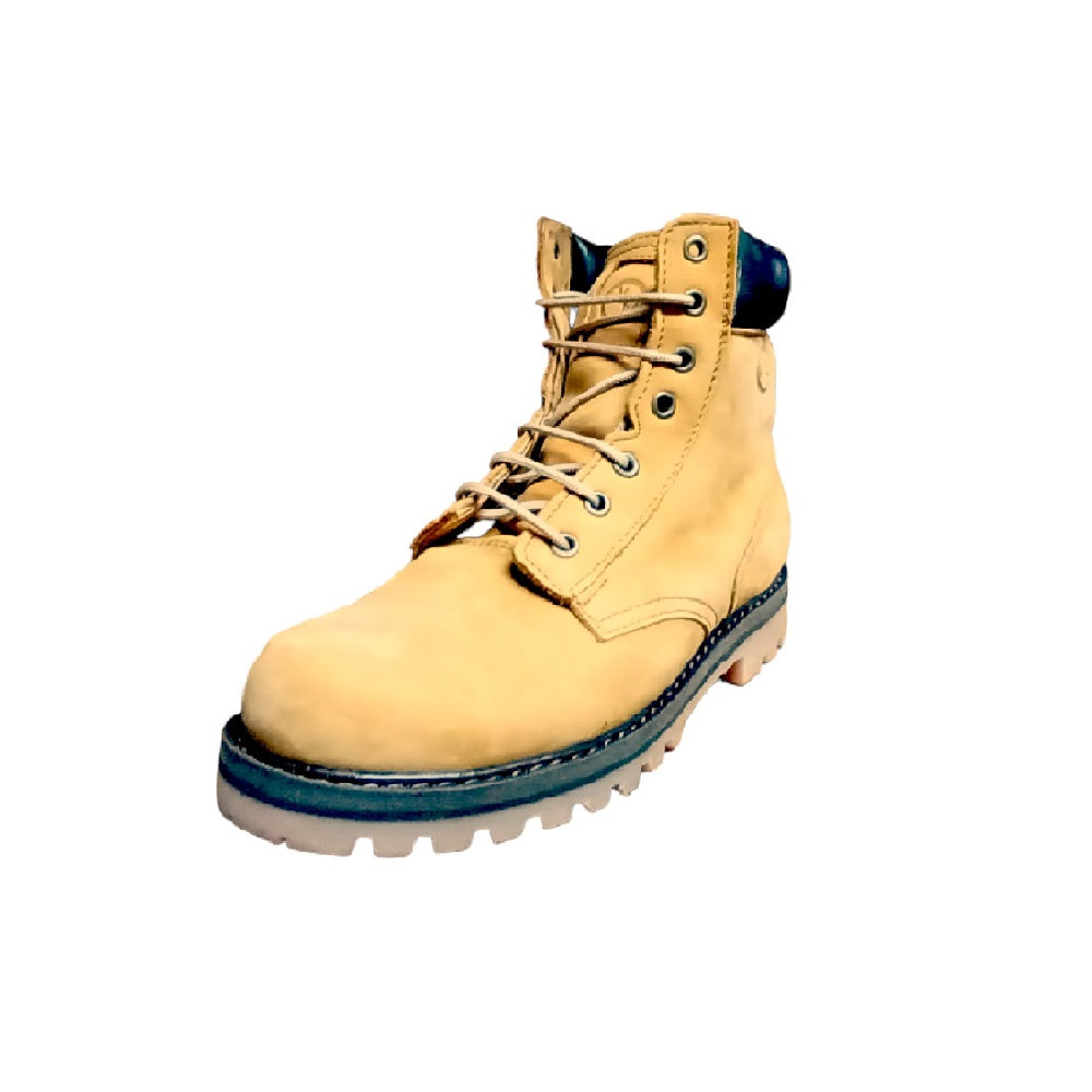 Bota Leñadora Todo Terreno Cuero Hombre