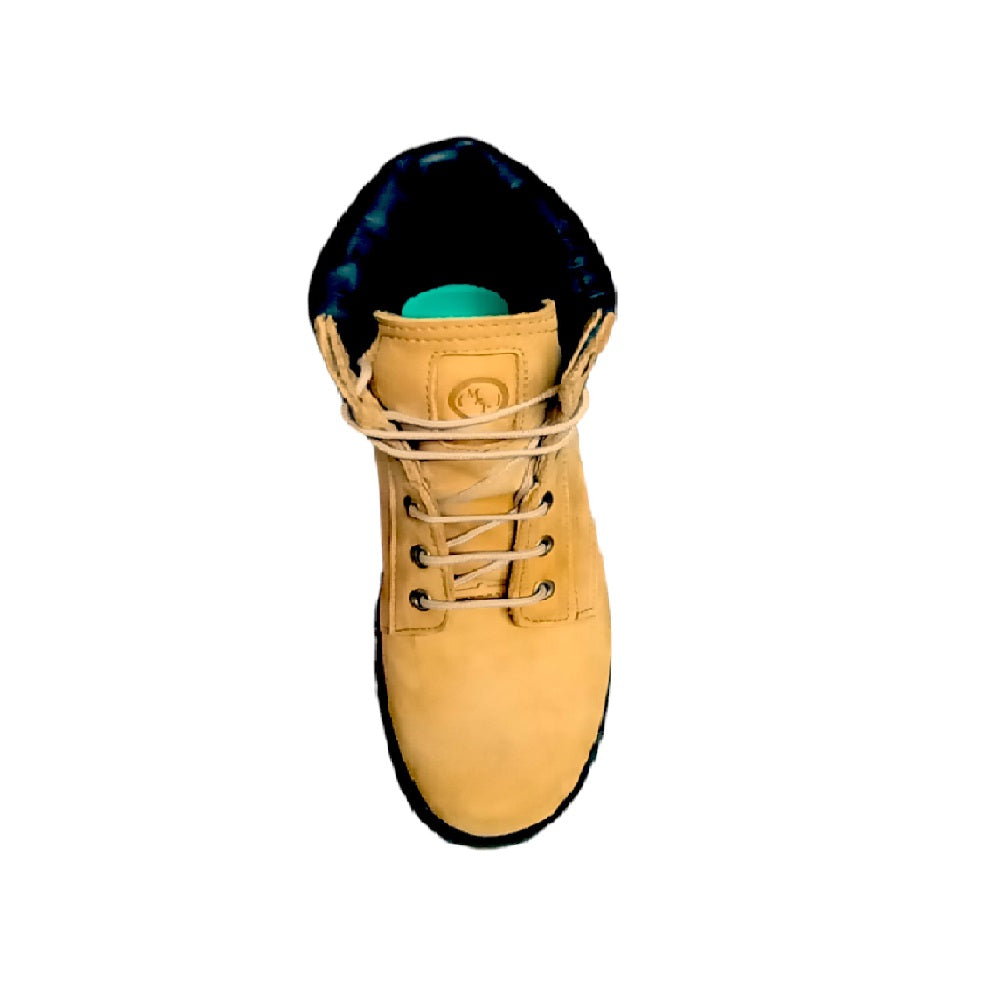 Bota Leñadora Todo Terreno Cuero Hombre