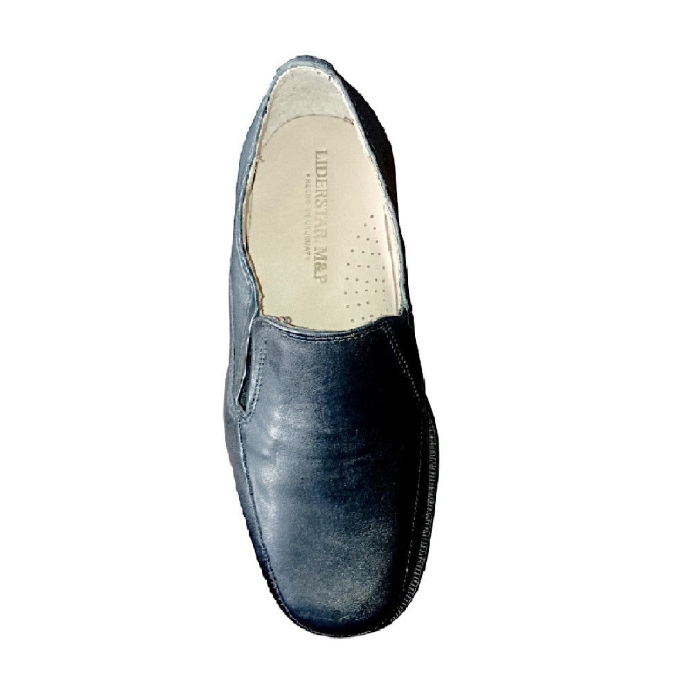 Mocasín Confort Con Elástico 900 Cuero Hombre